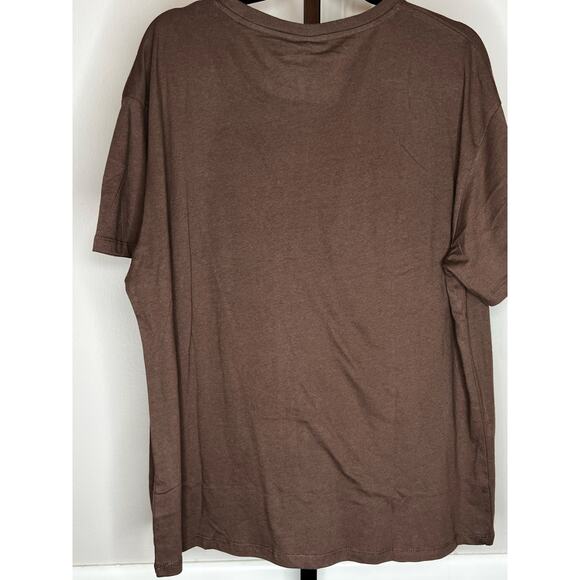 Pink Floyd Queen Elizabeth Hall Graphic Band T-Shirt Brown Size Large NWT - Picture 4 of 6